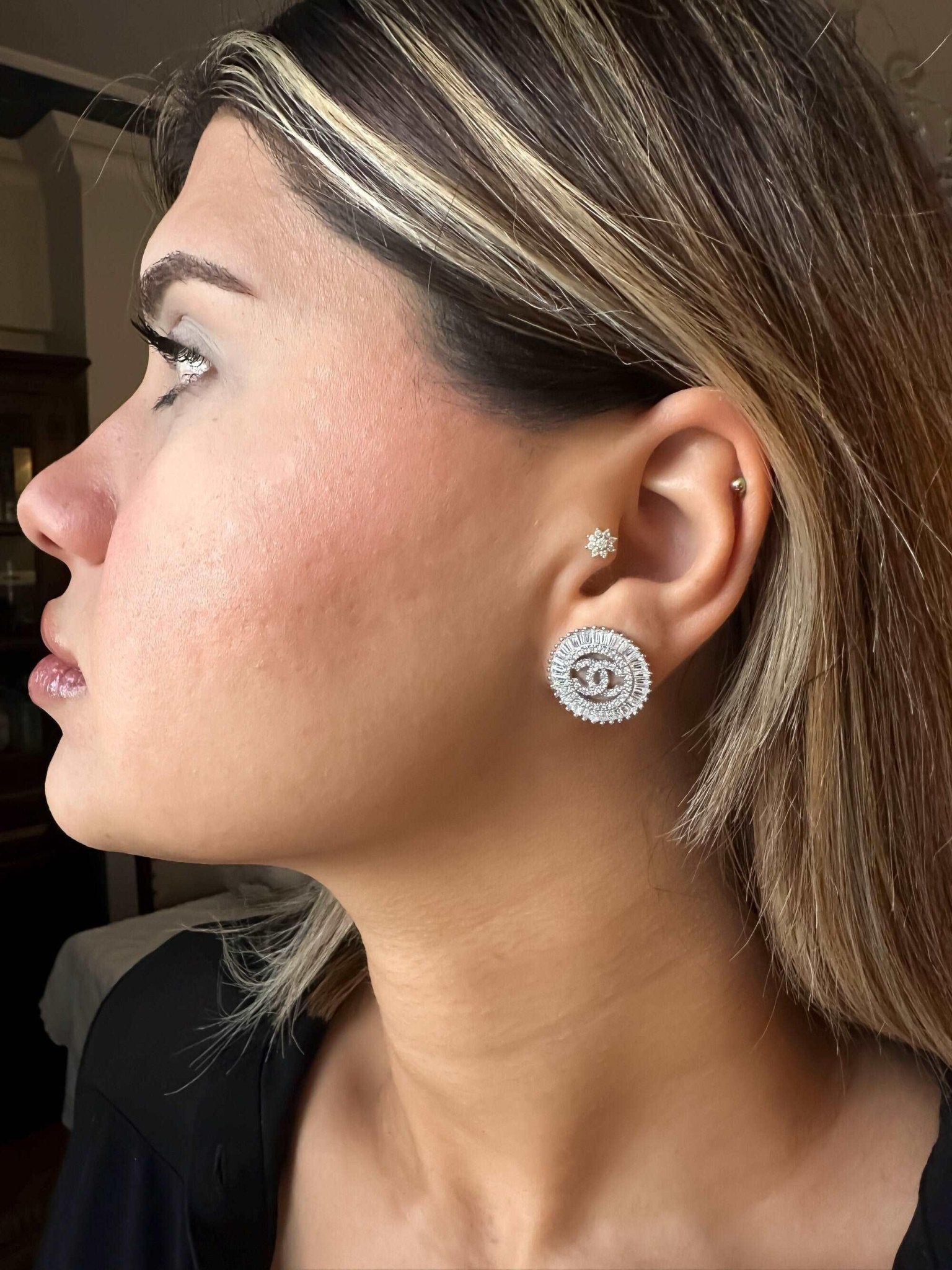 Chanel CC Gold Tone Clip On Earrings – Elegance By Eva